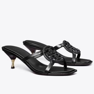 Tory Burch miller bombe low heel mule sandals size 6!